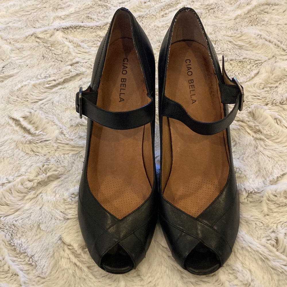 Ciao Bella Peep Toe Heels